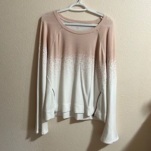 Cute two-tone sweater